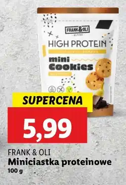 Lidl Mini ciasteczka peanut butter chocolate Frank&Oli oferta