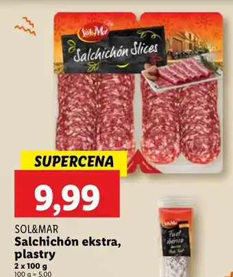 Lidl Kiełbasa suszona chorizo-salchichon Sol&Mar oferta