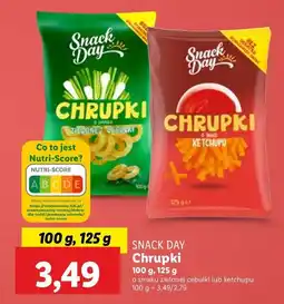 Lidl Chrupki ketchupowe Snack Day oferta