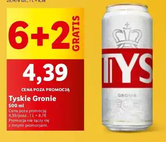 Lidl Piwo Tyskie Gronie oferta