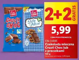 Lidl Czekolada ze słonymi preclami Fin Carre oferta