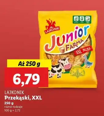 Lidl Krakersy Lajkonik Junior Safari oferta