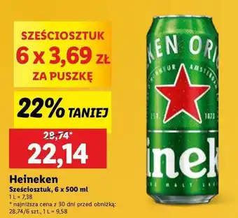 Lidl Piwo Heineken oferta