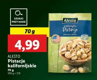 Lidl Pistacje kalifornijskie Alesto oferta