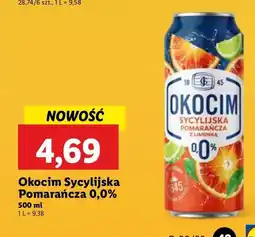 Lidl Piwo Okocim Radler Pomarańcza Sycylijska Z Limonką 0% oferta