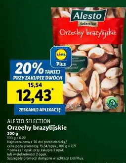 Lidl Orzechy brazylijskie Alesto oferta