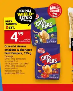 Twój Market Orzeszki ziemne smażone w skorupce Felix Crispers oferta