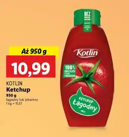 Lidl Ketchup łagodny Kotlin oferta