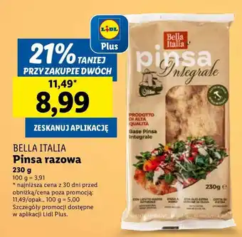 Lidl Pinsa integrate Bella Italia oferta