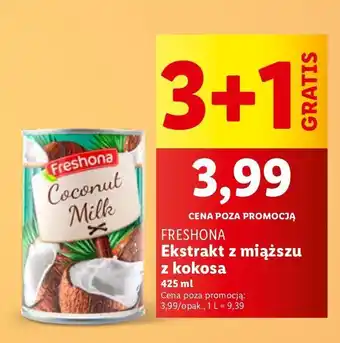 Lidl Mleczko kokosowe Freshona oferta