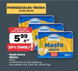 Netto Masło ekstra Miletto oferta