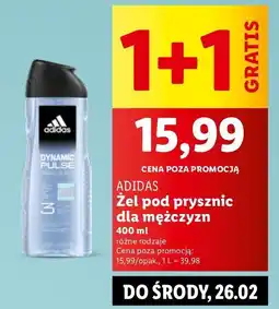 Lidl Żel pod prysznic Adidas Men Dynamic Pulse oferta