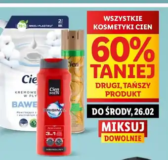 Lidl Mydło w płynie bawełna Cien oferta