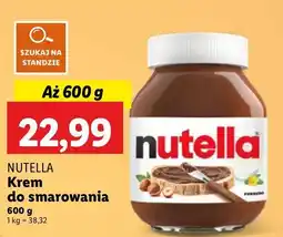 Lidl Krem czekoladowo-orzechowy Nutella oferta