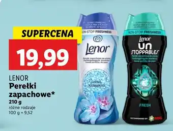 Lidl Perełki zapachowe fresh Lenor Unstoppables oferta