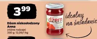 Netto Dżem niskosłodzony truskawkowy Anna oferta