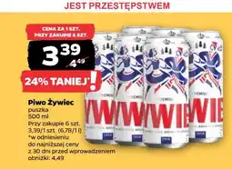 Netto Piwo Żywiec Jasne Pełne oferta