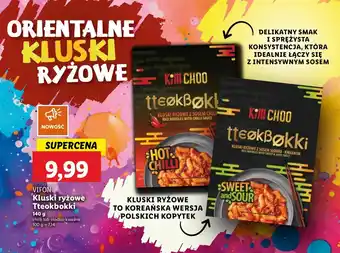 Lidl Danie tteokbokki sweet&sour Vifon oferta