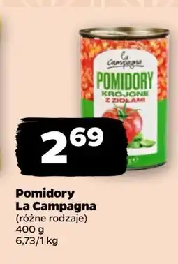 Netto Pomidory krojone z ziołami La Campagna oferta