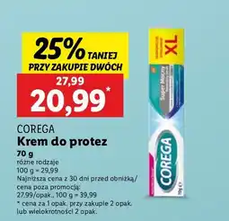 Lidl Krem mocujący do protez Corega Super Mocny oferta