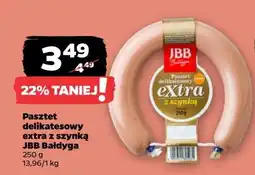 Netto Pasztet delikatesowy extra z szynką Jbb Bałdyga oferta