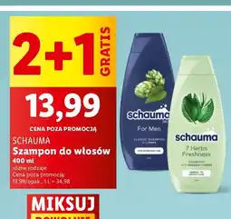 Lidl Szampon do włosów ziołowy Schauma 7 Herbs oferta