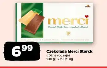 Netto Czekolada mleczna z kawałkami orzechów i migdałami Storck Merci oferta