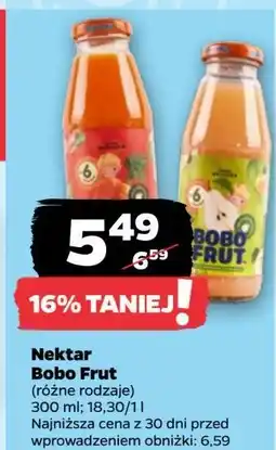 Netto Nektar jabłko marchew Bobo Frut oferta