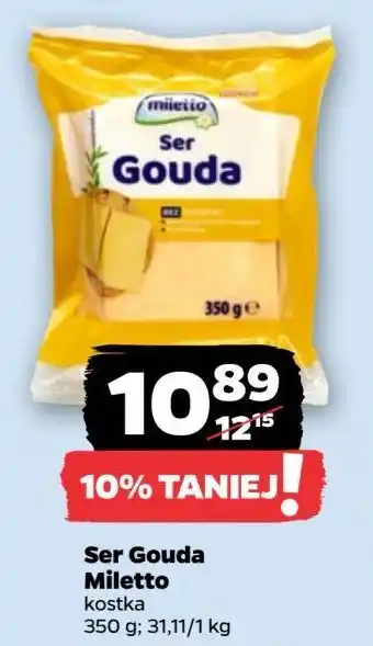 Netto Ser gouda Miletto oferta