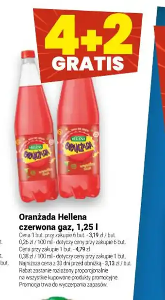 Twój Market Oranżada Hellena czerwona gaz. oferta