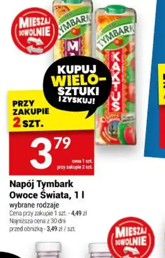 Twój Market Napój Tymbark Owoce Swiata oferta