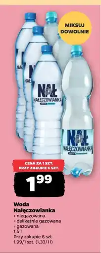 Netto Woda mocniejszy gaz Nałęczowianka oferta