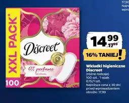 Netto Wkładki normal Discreet oferta