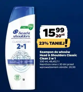 Netto Szampon z odżywką classic clean Head&Shoulders oferta