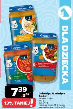 Netto Obiadek warzywa z kurczakiem i kaszą Gerber Junior oferta