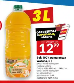 Twój Market Sok 100% pomarańczowy Wosana oferta