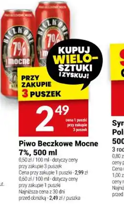 Twój Market Piwo Beczkowe Mocne oferta