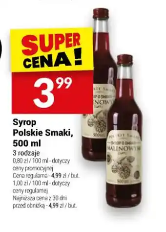 Twój Market Syrop Polskie Smaki oferta