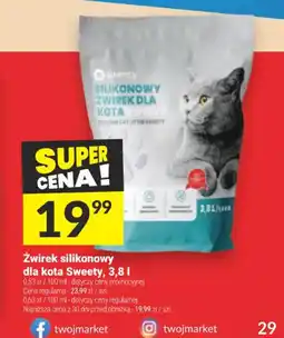 Twój Market Zwirek silikonowy dla kota Sweety oferta