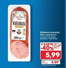 Kaufland Kiełbasa żywiecka K-classic stąd takie dobre! oferta