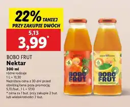 Lidl Nektar jabłko marchew Bobo frut oferta