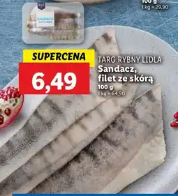 Lidl Sandacz filet Rybny targ lidla oferta