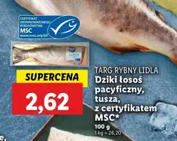 Lidl Łosoś pacyficzny tusza Rybny targ lidla oferta