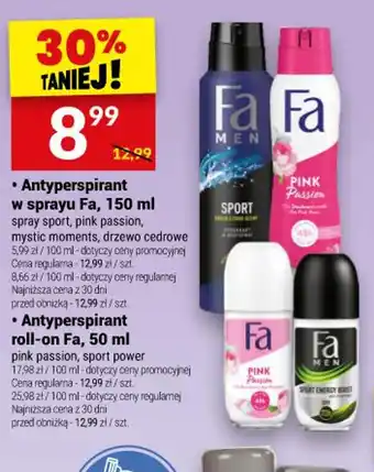 Twój Market Antyperspiranty Fa oferta