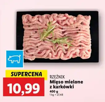 Lidl Mięso mielone wieprozwe z karkówki Rzeźnik codzienna dostawa oferta