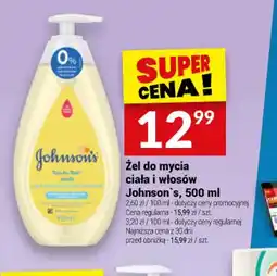 Twój Market Zel do mycia ciała i włosów Johnson's oferta