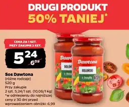 Netto Sos boloński z bazylią Dawtona oferta