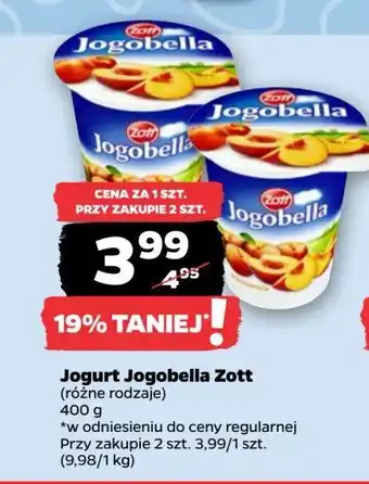 Netto Jogurt brzoskwinia Jogobella oferta