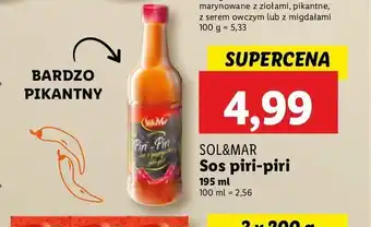 Lidl Sos piri piri Sol&mar oferta