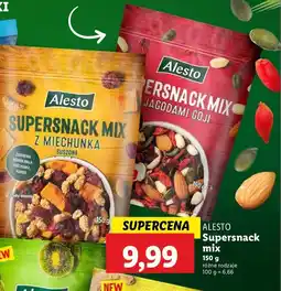 Lidl Supersnack mix z miechunką Alesto oferta